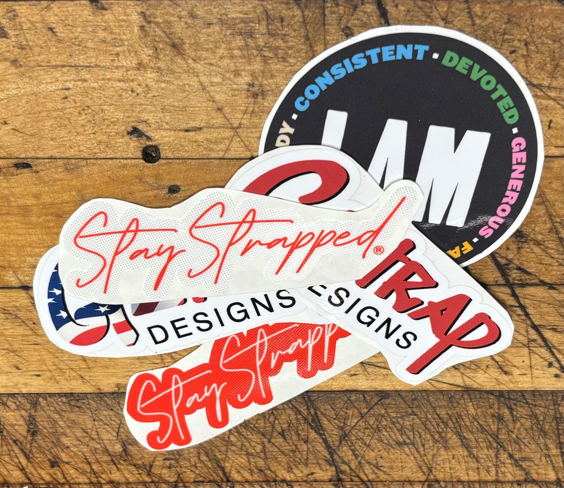 Stay Strapped® Sticker Pack