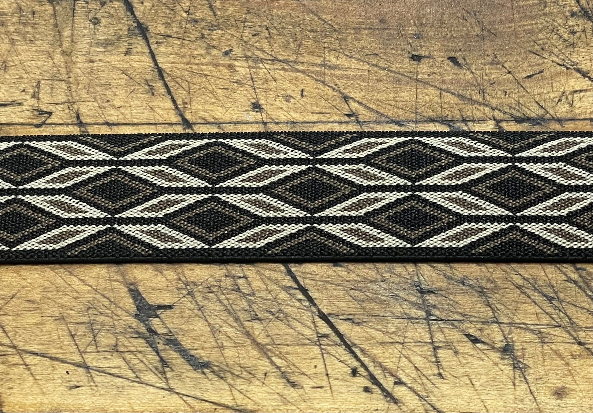 G Strap Designs - Welding Hood Replacement Strap Mini Color Brown Diamond