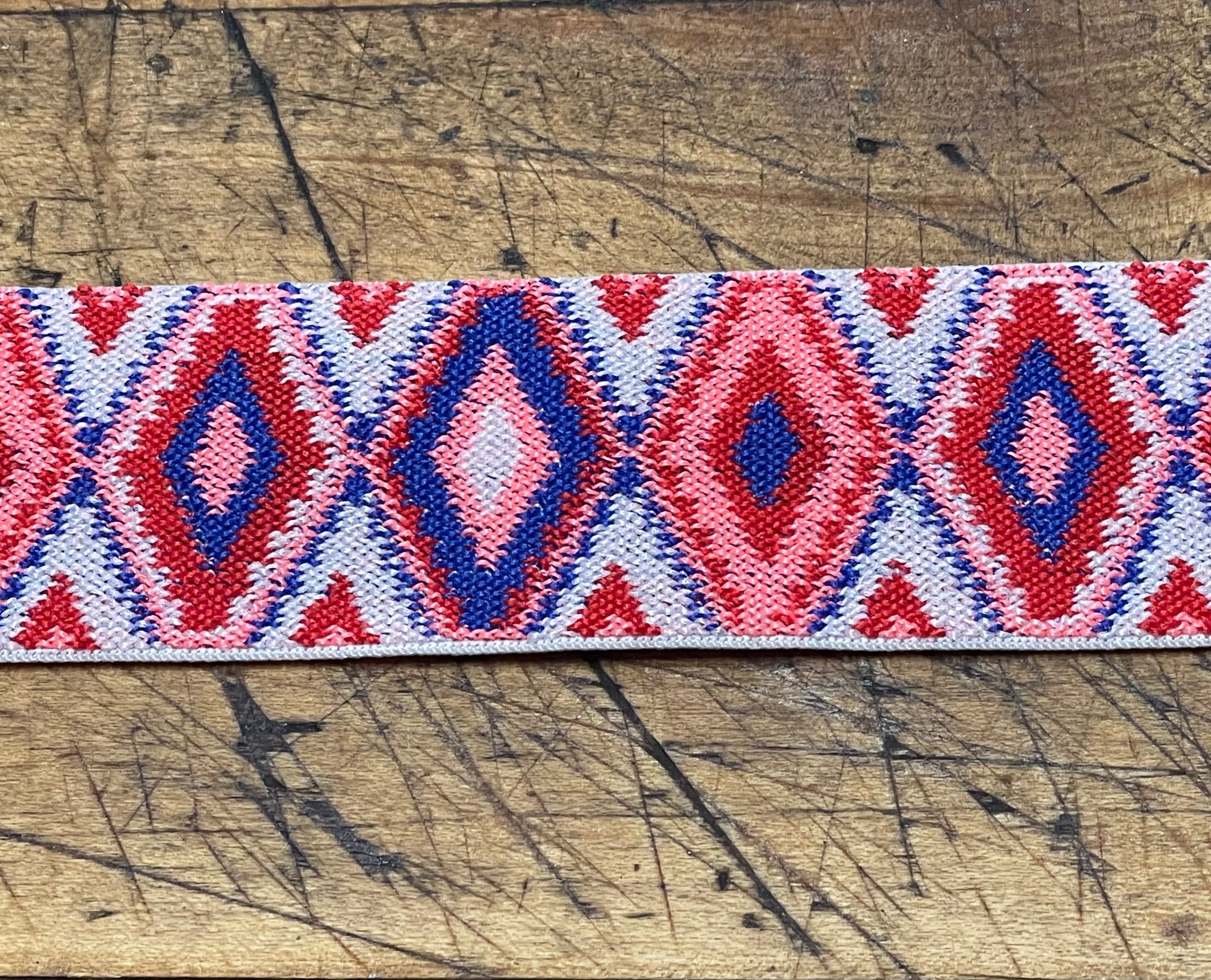 G Strap Designs - Welding Hood Replacement Strap Color Pink and White Diamond