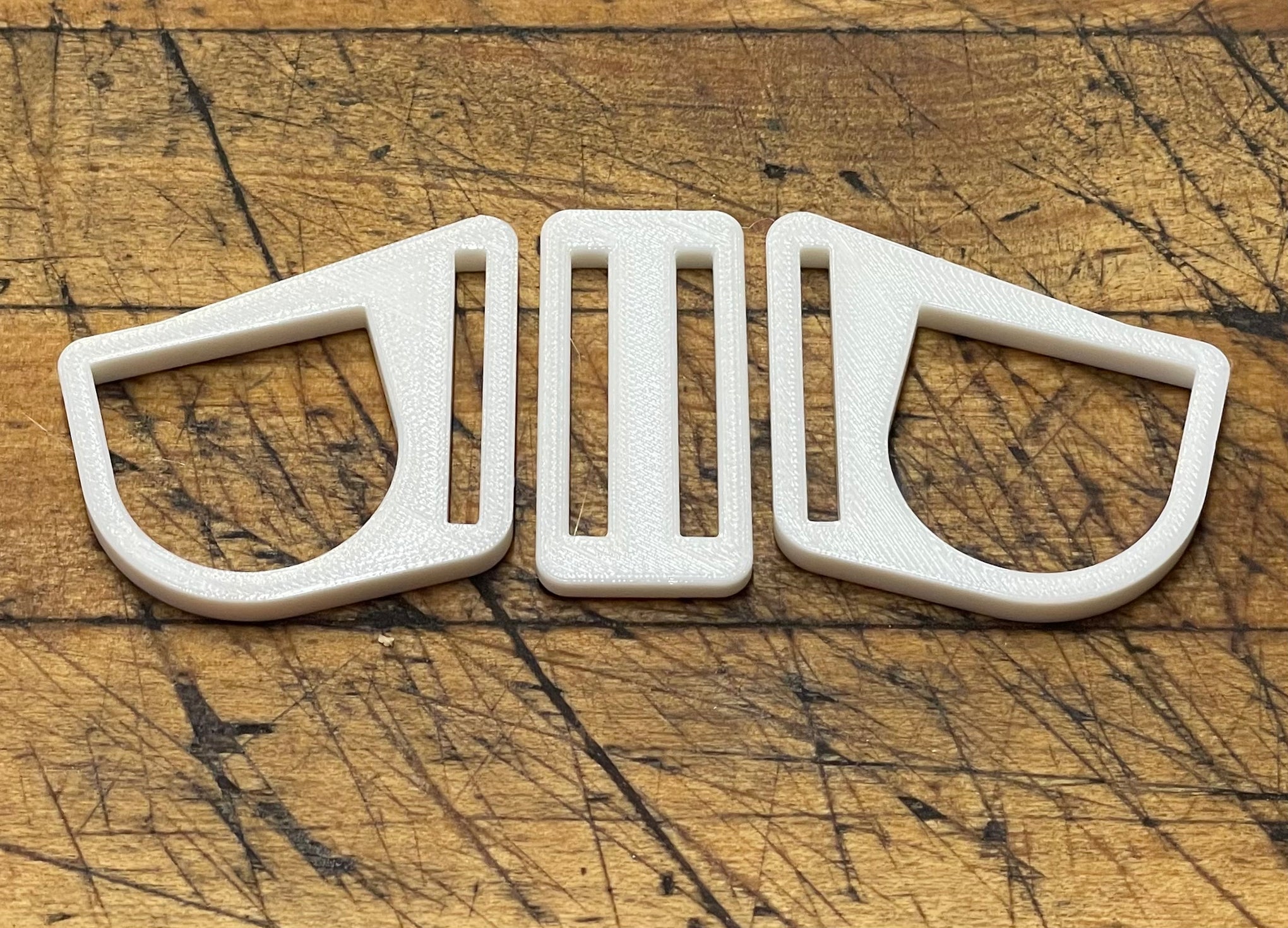 G Strap Designs - Welding Hood Replacement Strap Mini Hardware in White