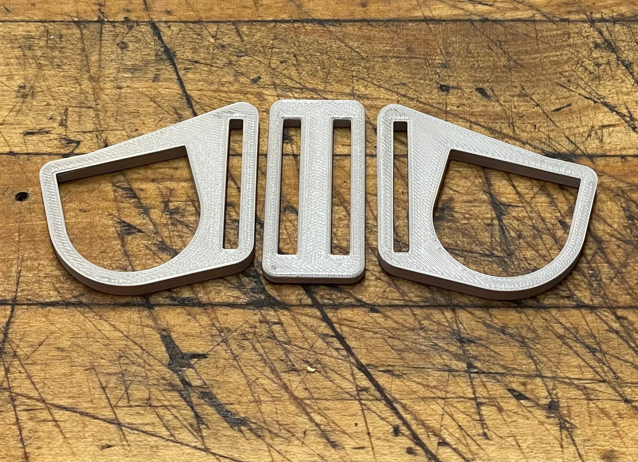 G Strap Designs - Welding Hood Replacement Strap Mini Hardware in Grey