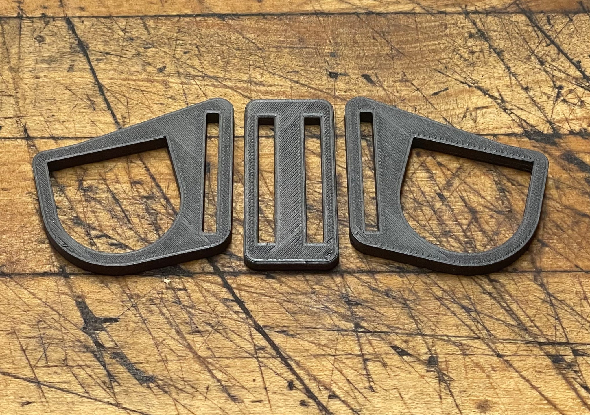 G Strap Designs - Welding Hood Replacement Strap Mini Hardware in Matte Black