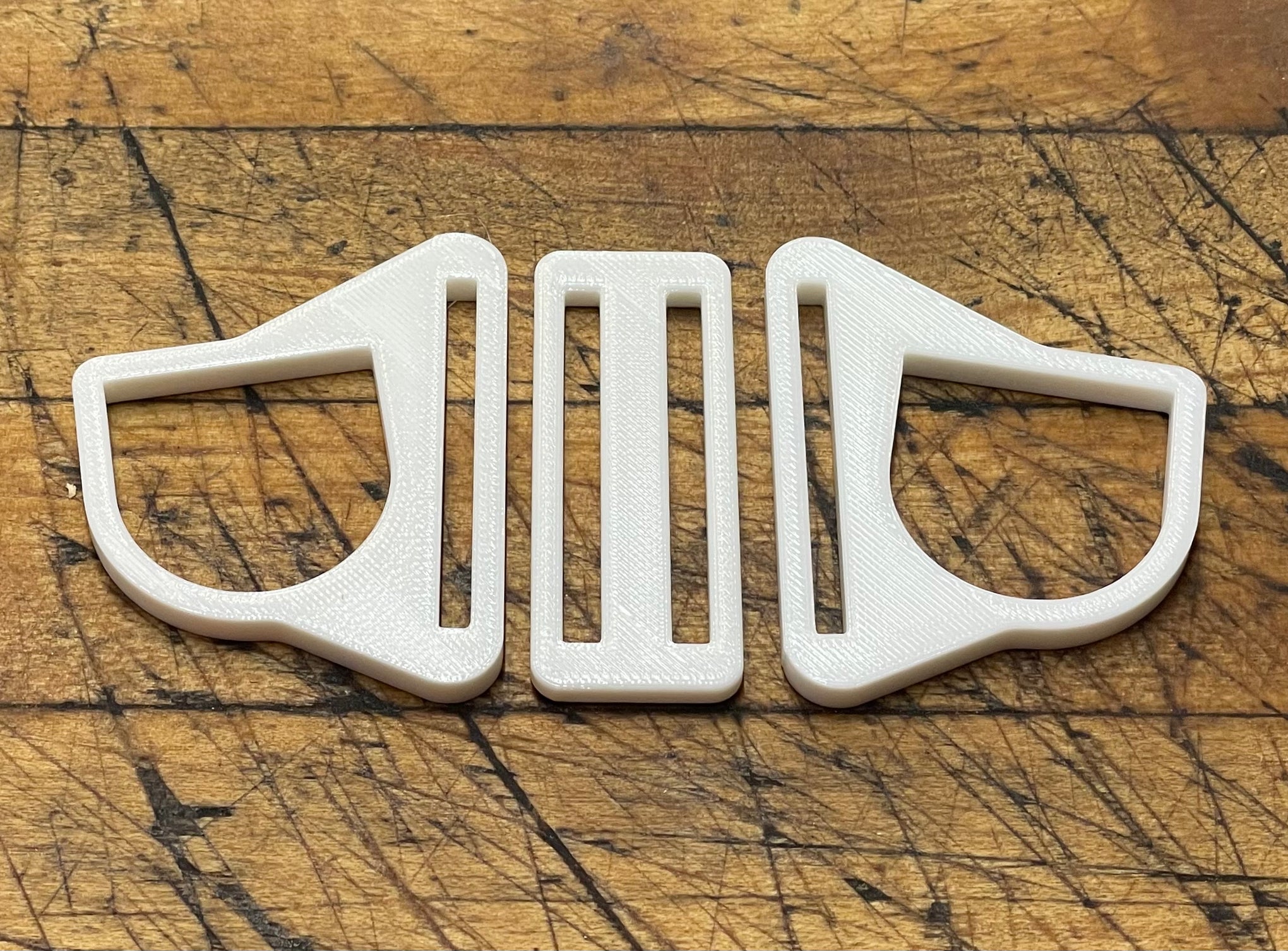 G Strap Designs - Welding Hood Replacement Strap Hardware Color White