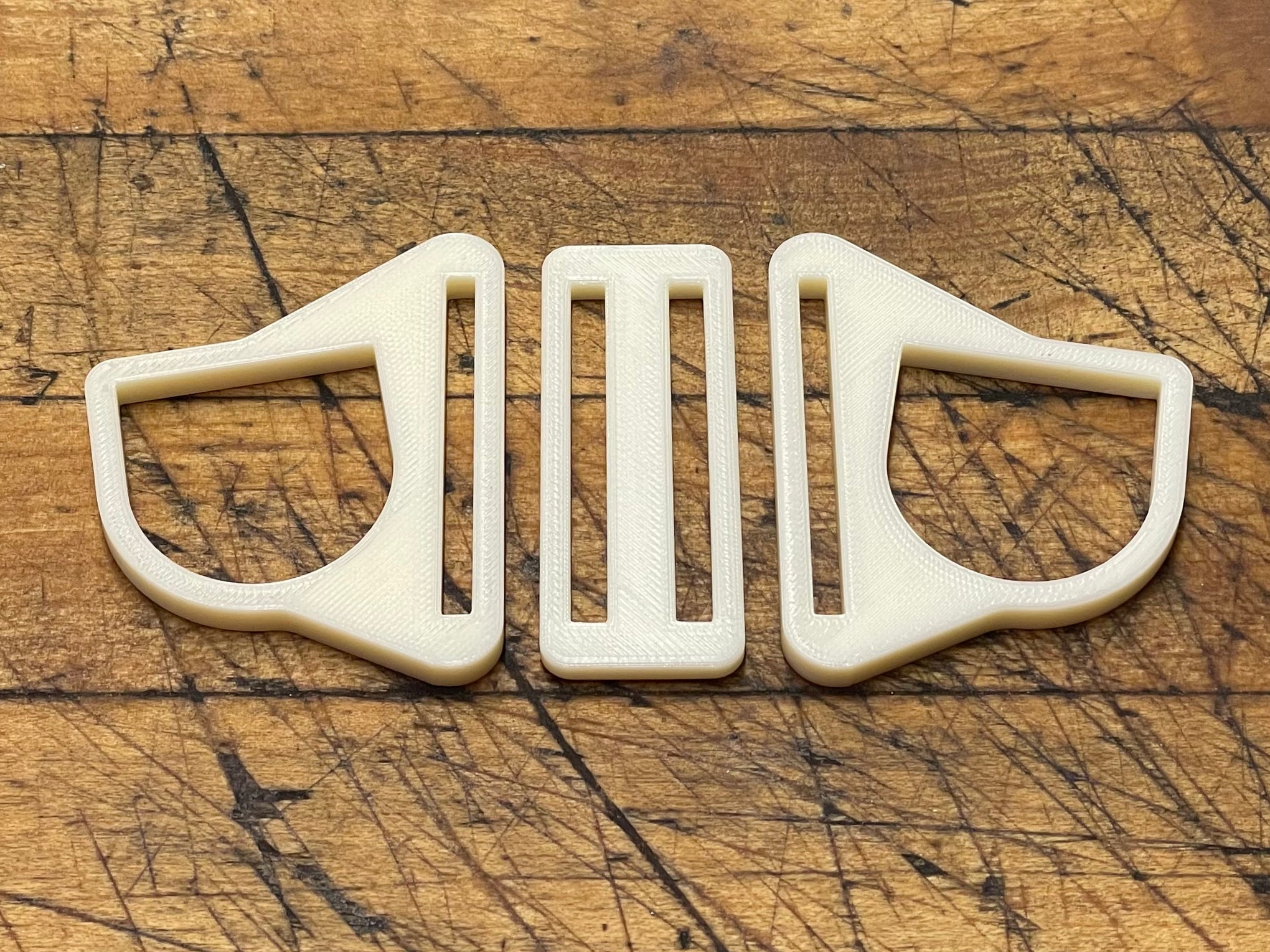 G Strap Designs - Welding Hood Replacement Strap Hardware Color Off White