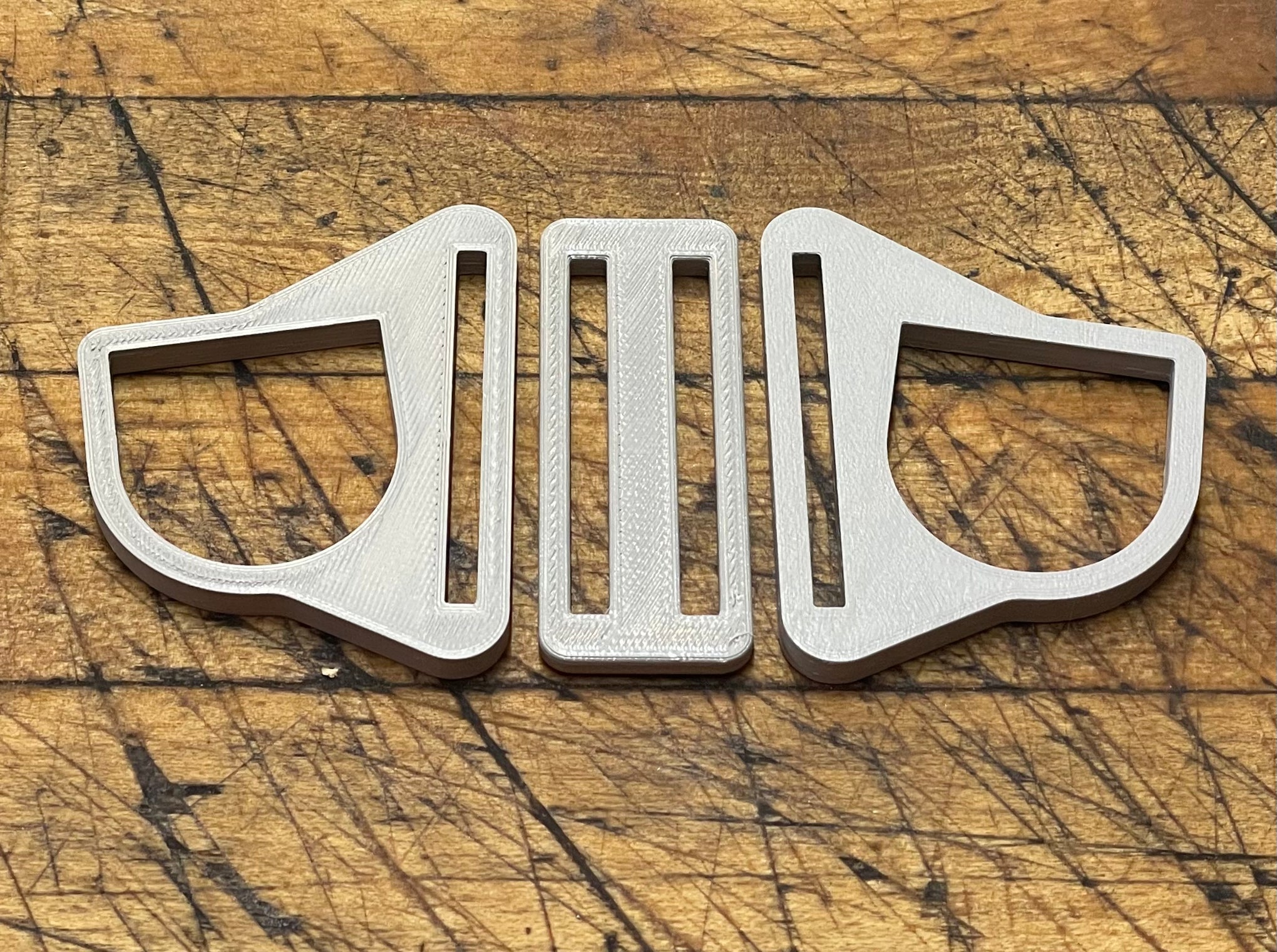 G Strap Designs - Welding Hood Replacement Strap Hardware Color Grey