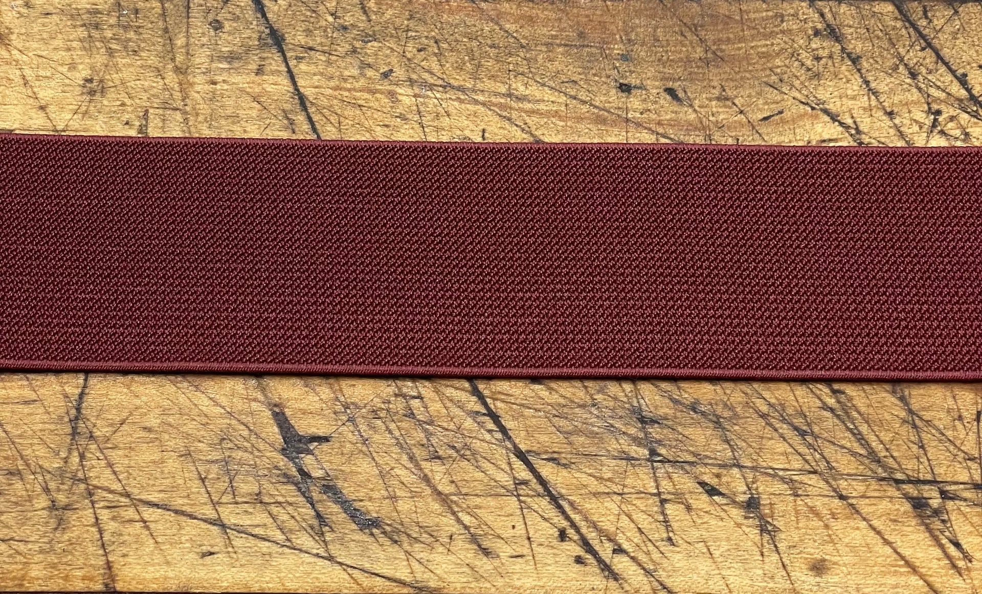 G Strap Designs - Welding Hood Replacement Strap Color Dark Red Solid